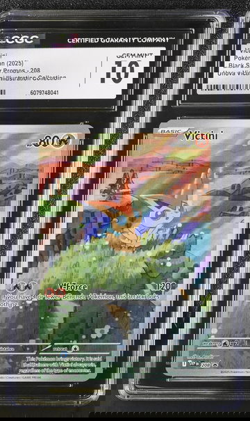 2025 Pokémon Scarlet & Violet Black Star Promo Victini #SVP208 Holo CGC 10