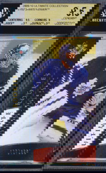 2009-10 Ultimate Collection #`52 James Reimer Rookie /399