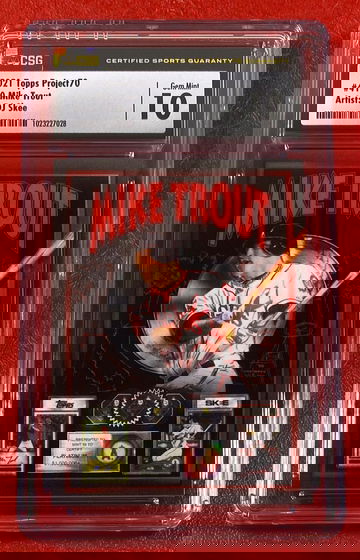 2021 Topps Project70 Mike Trout #410 CSG 10