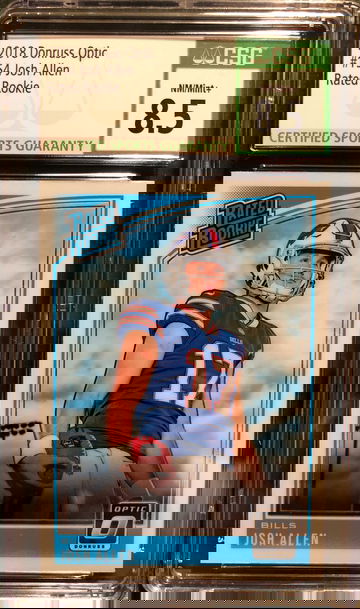 2018 optic josh allen rated rookie base (ship from hongkong 14-28days)