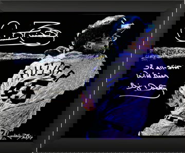 Cecil Fielder ORIGINAL 16x20 Oil Painting Signed Framed with 3 Inscriptions JSA 1/1 by Artist BLANKSY