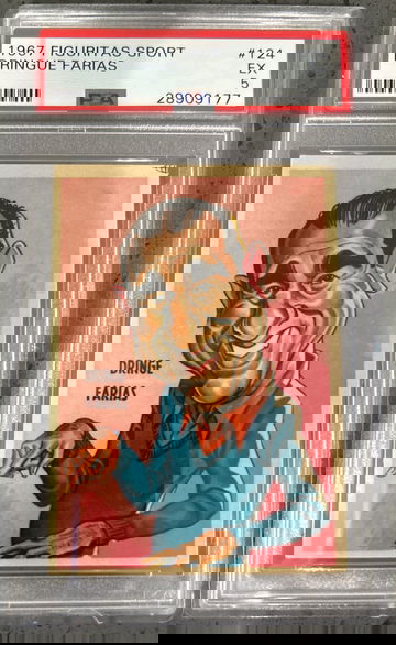 1967 Figuritas Sport Dringue Farias PSA 5