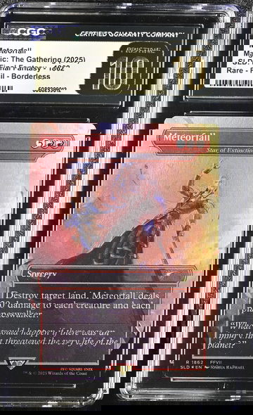 MTG Secret Lair Meteorfall (Star of Extinction) Foil CGC Pristine 10 Sephiroth