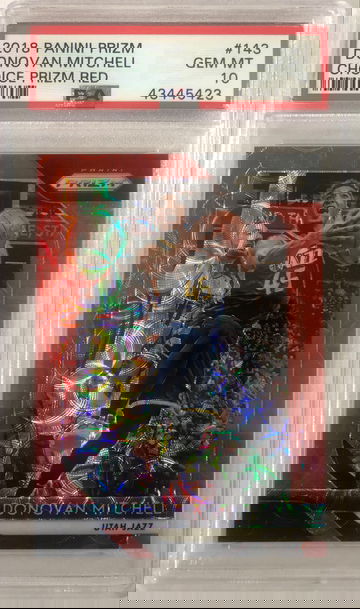 2018 Donovan Mitchell Prizm Choice Red #/88