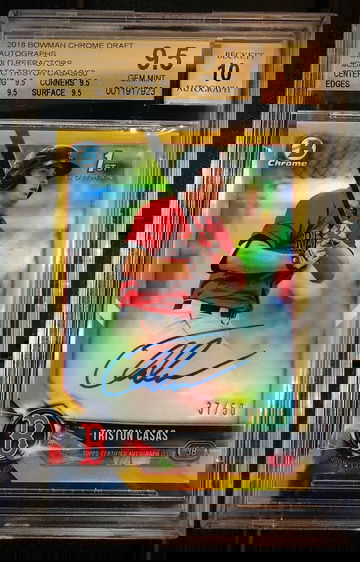 2018 Bowman Chrome Triston Casas Auto Gold Refractor