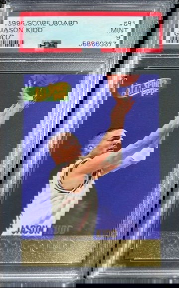 1996 Score Board All Sport PPF GOLD Jason Kidd #81 HOF PSA 9 MINT Pop 1