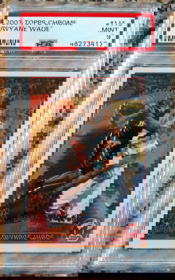 2003 Topps Chrome Dwyane Wade #115 PSA 9 RC