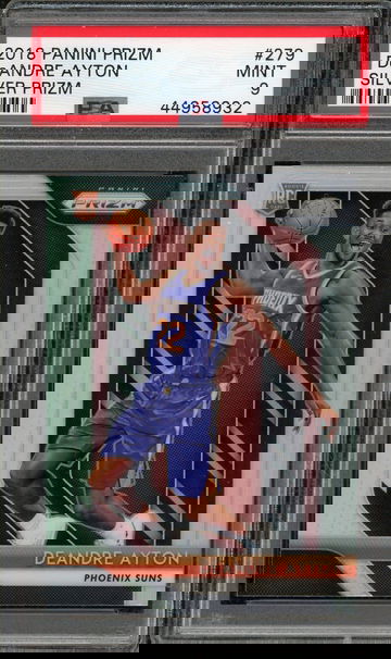 DeAndre Ayton 2018 Rookie Silver Prizm PSA 9