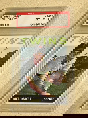 1964 Topps #156 Bill Dailey PSA 8 NM-MT TWINS 