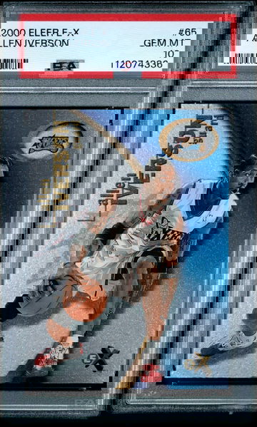 Allen Iverson 2000 Fleer e-X PSA 10