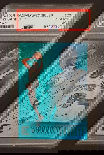 2019 Panini Chronicles Essentials Teal RJ Barrett #225 PSA 10