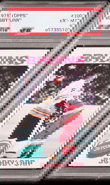 1975 Topps #100 Bobby Orr PSA 6