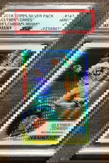 2018 Topps Update Gleyber Torres Silver Pack Chrome