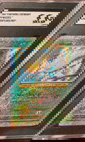 2002 Pokémon legendary collection #99 Weedle Reverse holofoil holo 5.5 EX+