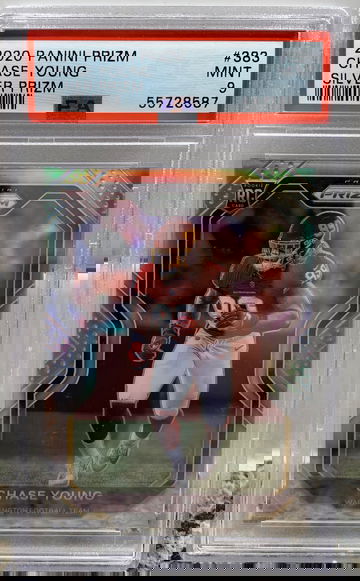 2020 Panini Prizm Chase Young Silver Prizm #383 PSA 9