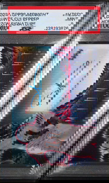 2024 Topps Midnight Horizon Signatures Daunte Culpepper #HZSDC PSA 9