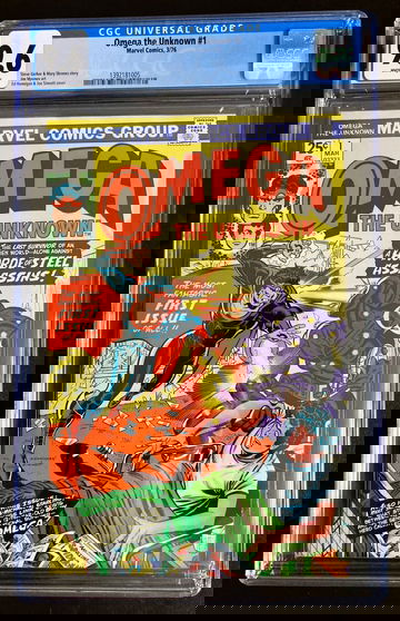 Omega The Unknown 1 CGC 9.6 WP 1st Appearance Marvel 1976