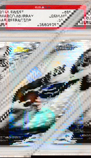 2014 Topps Finest #85 Demarco Murray Pulsar Refractor LOW POP 1 PSA 10