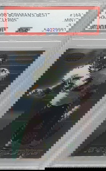 1996 Bowman's Best #164 Ray Lewis RC PSA 9