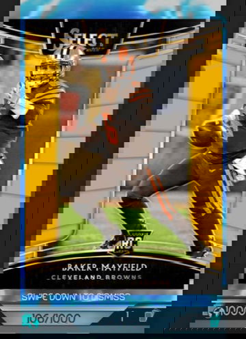 2018 Select Panini Blitz Baker Mayfield /1000