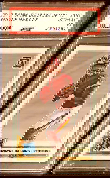 2019 DWAYNE HASKINS PANINI DONRUSS OPTIC RATED ROOKIE #151 PSA 10