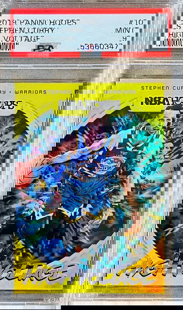 2019 Panini Hoops Stephen Curry High Voltage PSA 9