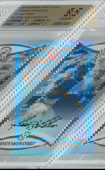 2008 Bowman Draft Jesus Montero Refractor #BDPP86 BGS 9.5