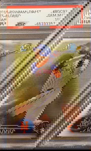 2016 Bowman Chrome Pete Alonso PSA 10 New York Mets