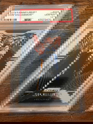 PSA 10 Zion Williamson 2019 Prizm #248