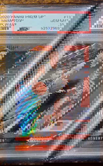 2020 Panini Prizm DP #13 RC RJ Hampton Ruby Wave PSA 10 GEM MINT 