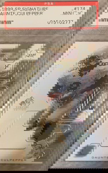 Daunte Culpepper 1999 SP Signature Rookie RC PSA 9 mint