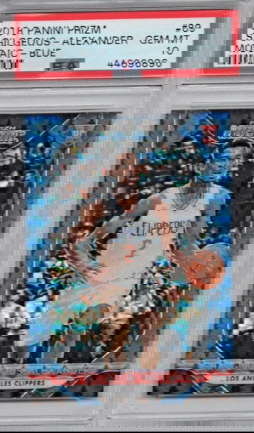 New listing
2018 Panini Prizm Mosaic 89 Shai Gilgeous-Alexander Blue PSA 10 Rookie