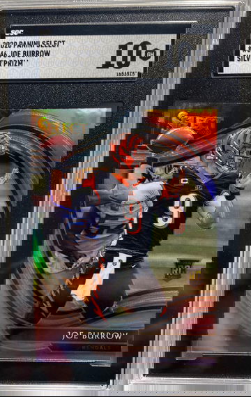 2020 Joe Burrow Silver Field Level RC Rookie SGC 10! Gem Mint!!