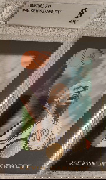 1995-96 E-XL #49 Kevin Garnett RC BGS 9 Mint