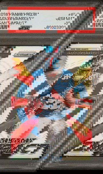 2018 Panini Prizm Saquon Barkley Instant Impact #II-2 PSA 10 [FT-2A.43]