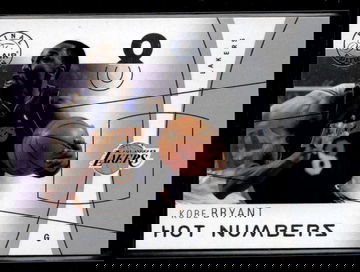 2003 Flair Final Edition Hot Numbers Kobe Bryant #33 HN /500