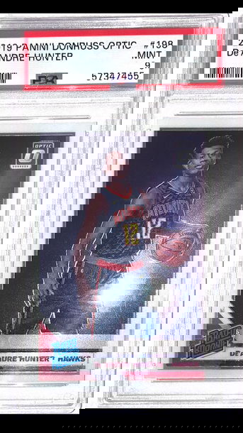 2019 Optic Deandre Hunter psa 9