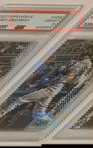 No Reserve ~ 2020 Randy Arozarena RC PSA 10 Gem Mint Topps Update #U208