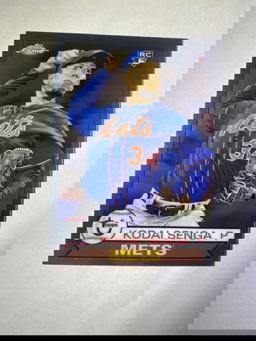2023 Topps Chrome Lids Mitchell & Ness Exclusive Kodai Senga RC # 79-3 Mets SP