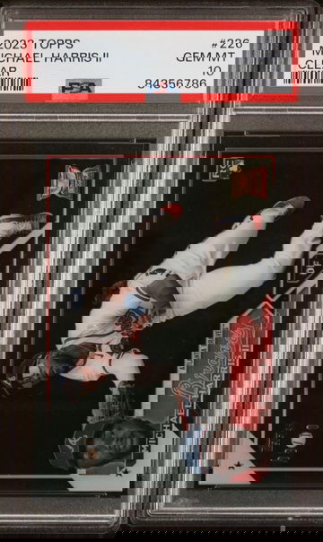 2023 Topps Series 1 Michael Harris II Clear Parallel RC PSA 10 POP 1