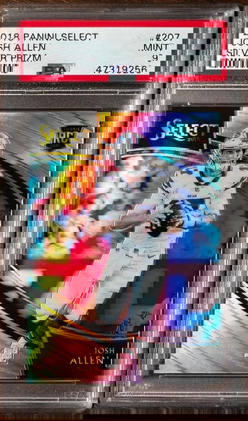 2018 Josh Allen Select Prizm Silver Rookie RC Field Level