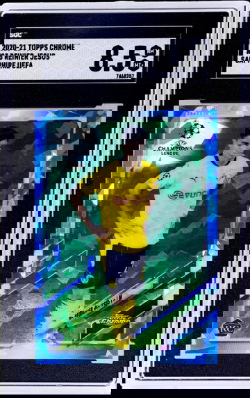 2020-21 Topps Chrome Sapphire Reinier Jesus #93 SGC 8.5 RC