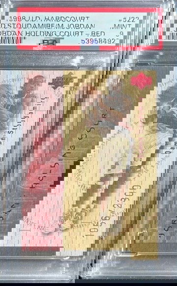 1998 Hardcourt Holding Court Red /2300 Stoudamire Michael Jordan #J22 PSA 9 MINT