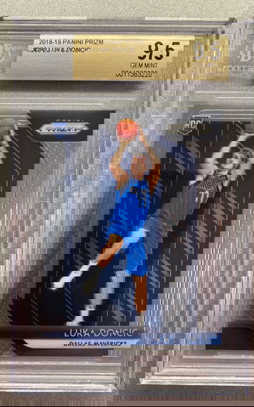 LUKA DONCIC 2018 PANINI PRIZM ROOKIE BGS 9.5 GEM MINT 