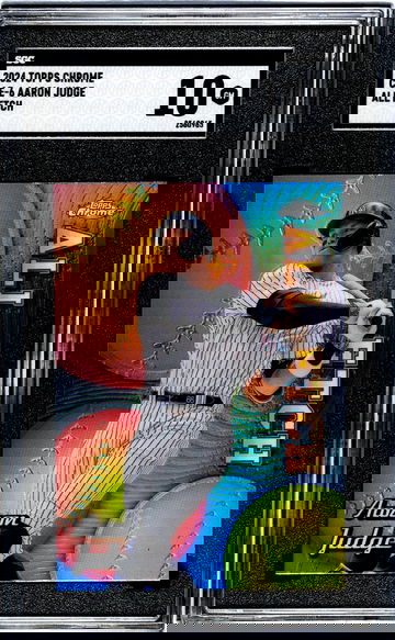 2024 Topps Chrome #CAE-6 Aaron Judge All Etch SGC 10