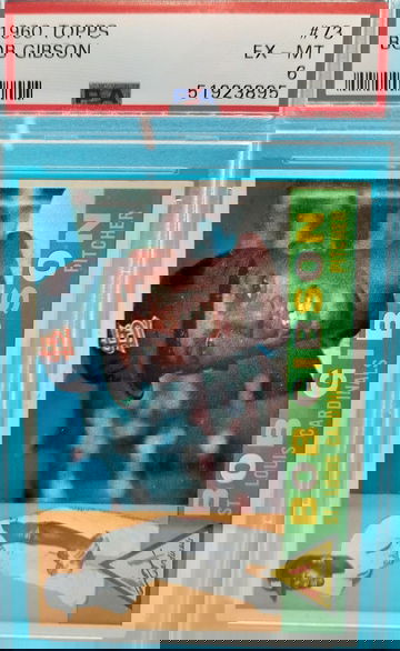 1960 Topps Bob Gibson #73 PSA 6 Great color centering