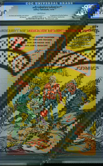 BOY EXPLORERS #1, CGC 9.0 VFNM