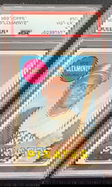 1969 Topps Bob Roberto Clemente #50 PSA 4