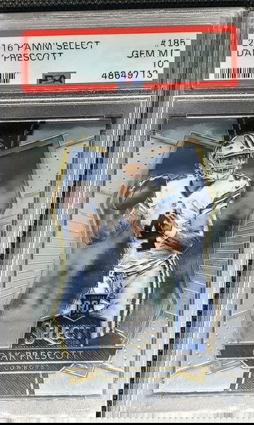 2016 Panini Select Premier Dak Prescott #185 PSA 10