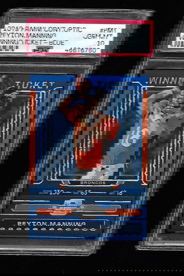 2019 PANINI CONTENDERS OPTIC PEYTON MANNING BLUE PM 1